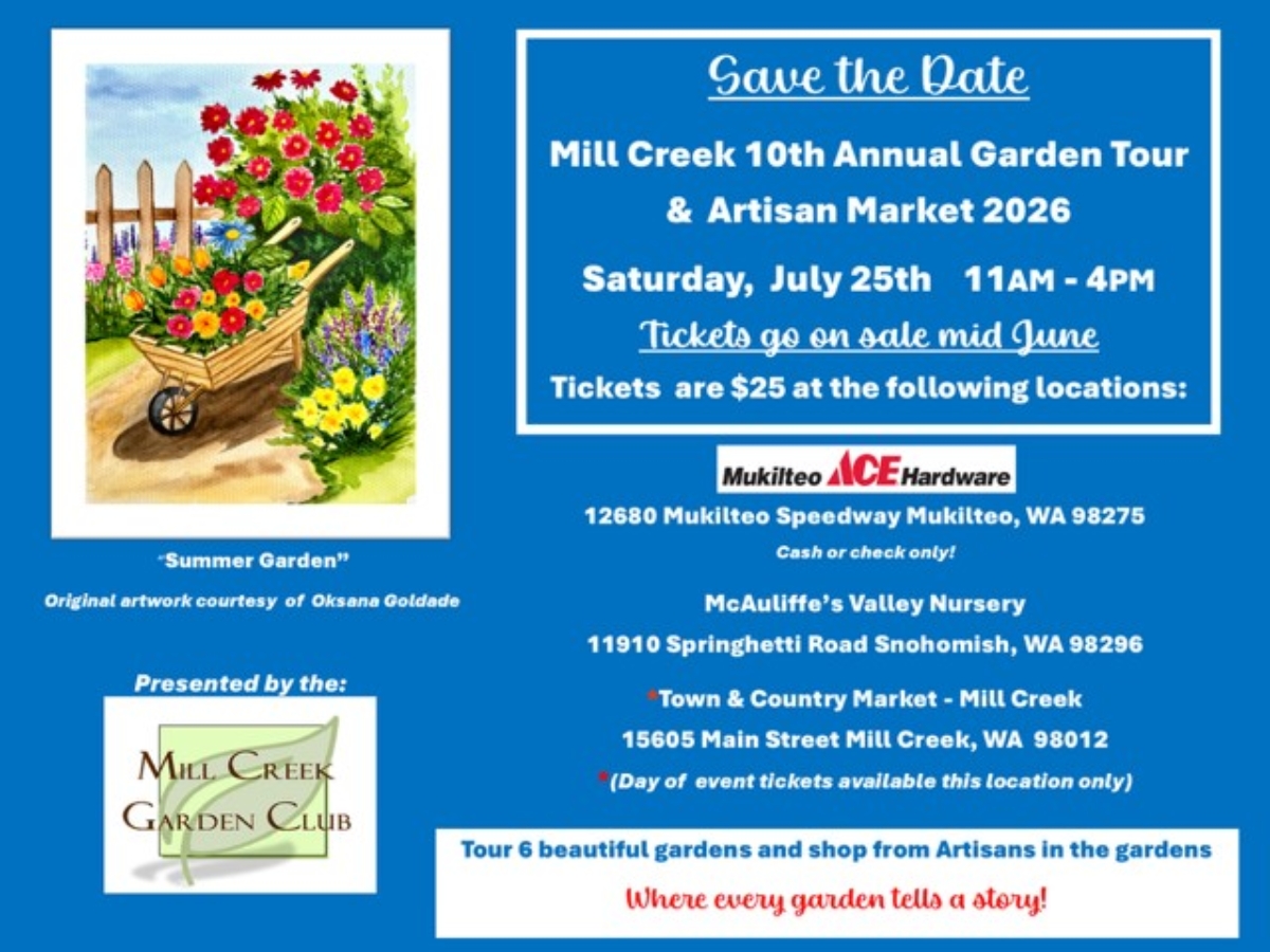 MCGC Garden Tour Save The Date 2026